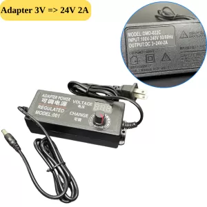 Nguồn Adapter Điều Chỉnh Điện Áp 3-24V 2A